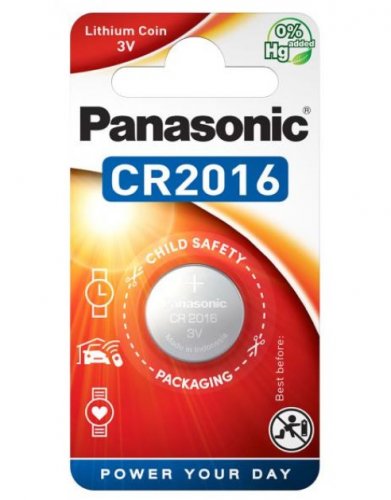 Элемент питания Panasonic Power Cells CR2016 B1 (батарейка) картинка 